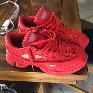 red raf simons sneakers